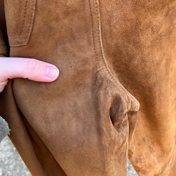 Y2K Genuine Leather Suede Jeans - Picture 14 of 16